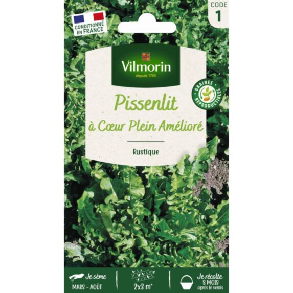 Graines Pissenlit à Cœur Plein Amélioré - VILMORIN