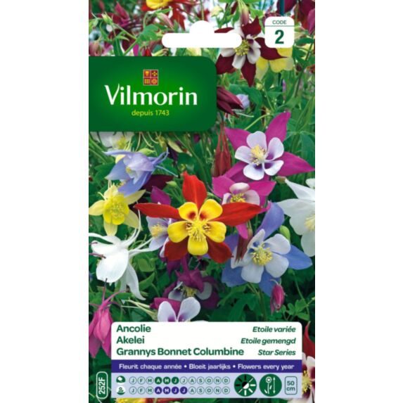 Graines Ancolie Étoile Variée - VILMORIN