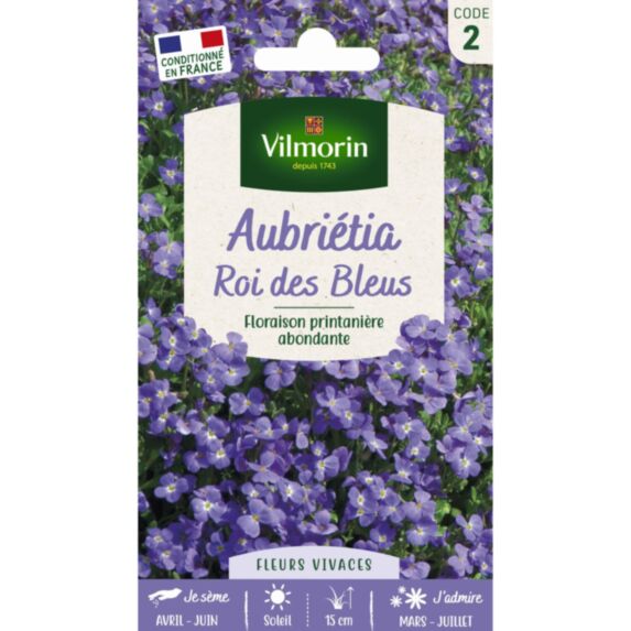 Graines Aubriétia Roi des Bleus - VILMORIN