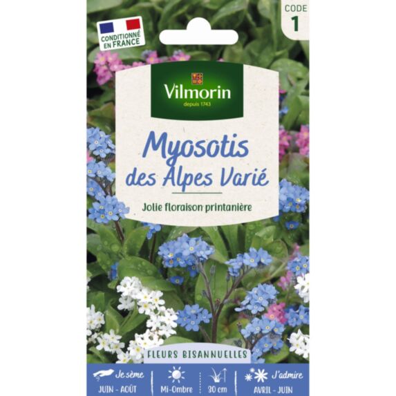 Graines Myosotis des Alpes Varié - VILMORIN