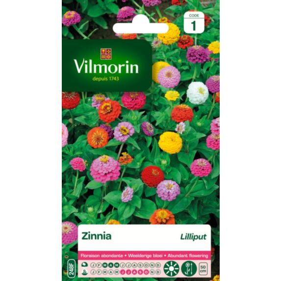 Graines Zinnia Lilliput - VILMORIN