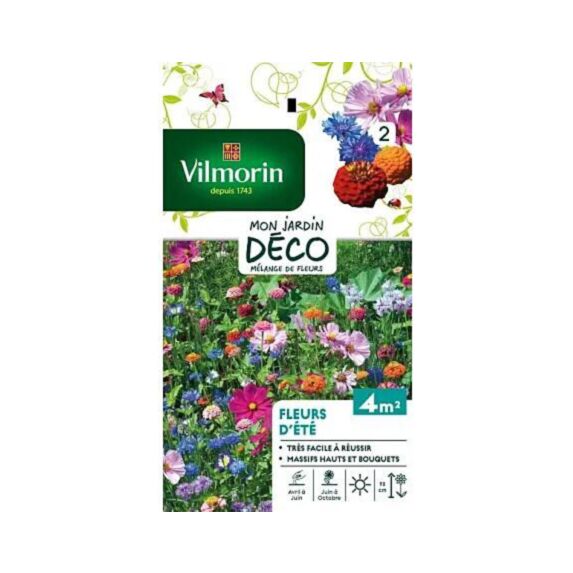 Graines Mélange de Jolies Fleurs d'Eté 4m² - VILMORIN