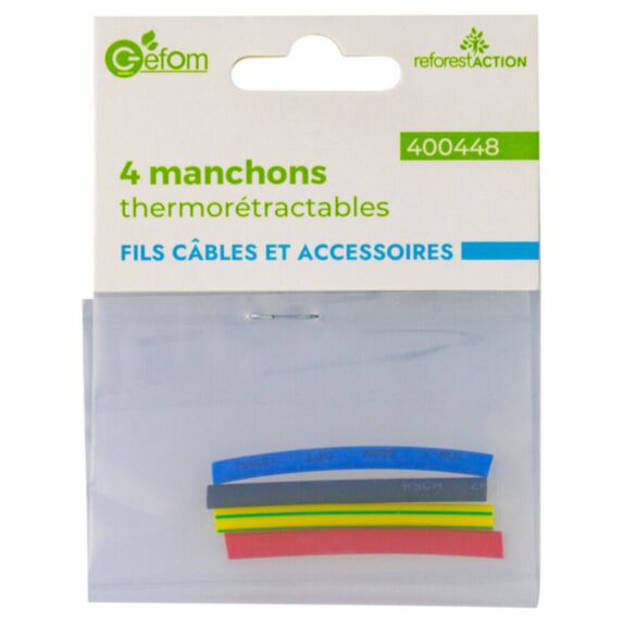 4 manchons thermorétractables 5cm