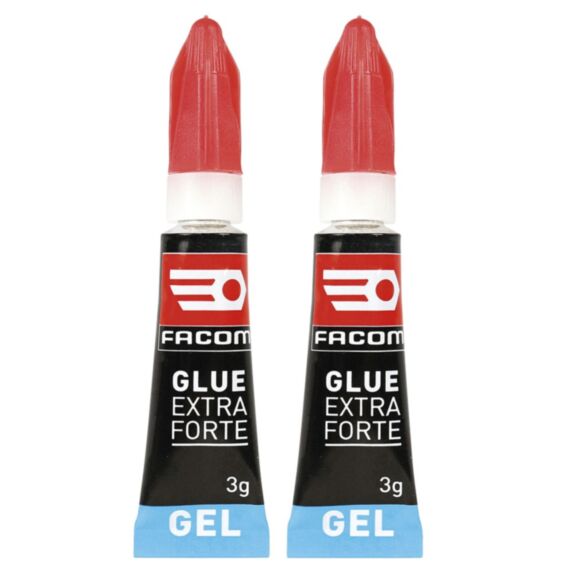 Colle cyano gel 3g 2 tubes - FACOM