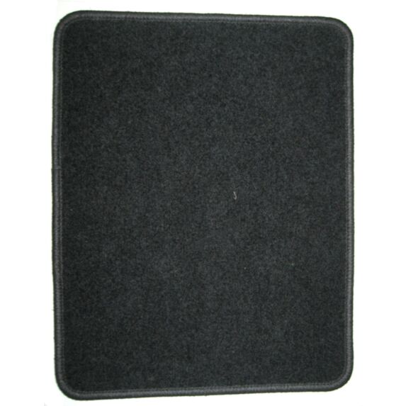 Tapis moquette textile 50 x 40 cm, bords gris - CARLINEA