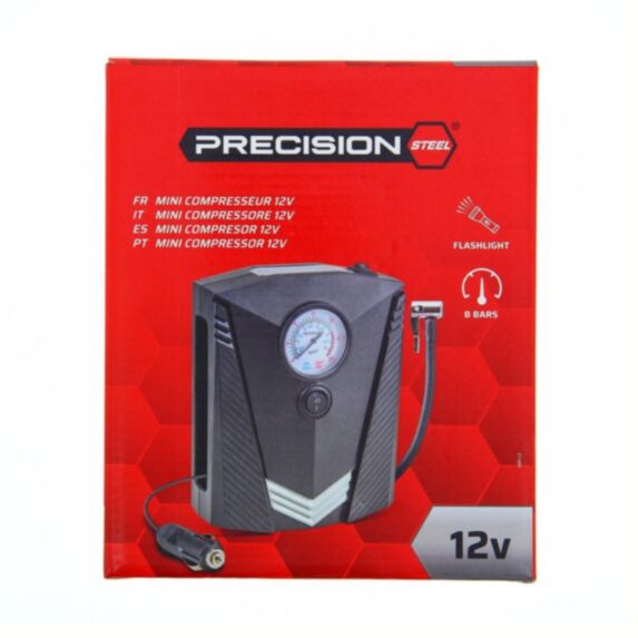 Mini compresseur 12V - PRECISION STEEL
