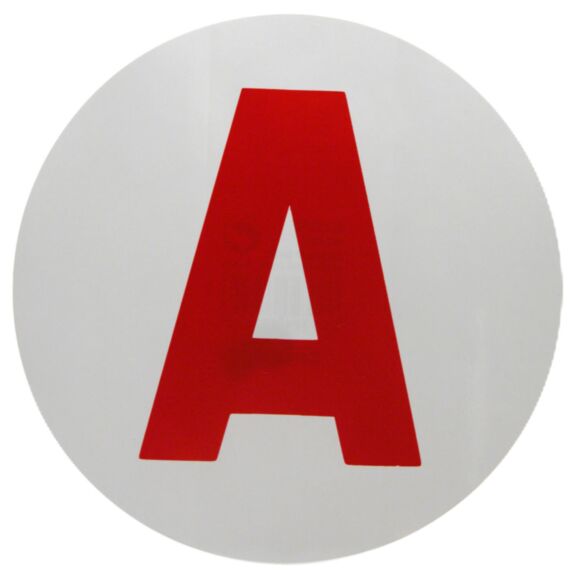 Disque A jeune conducteur adhésif - CARLINEA