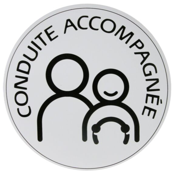 Disque Conduite Accompagnée magnétique - CARLINEA