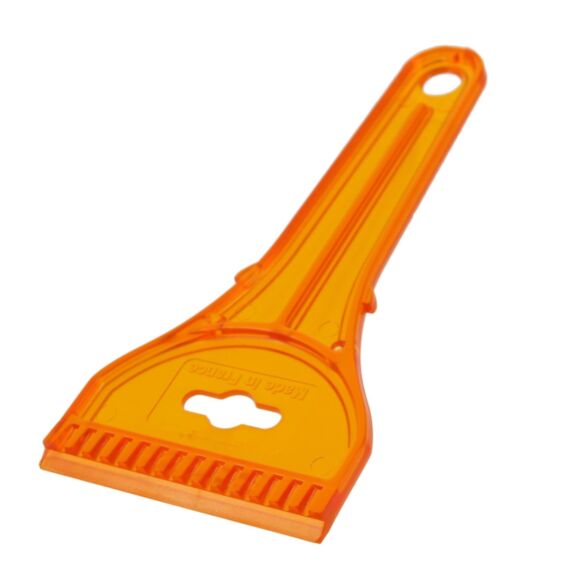 Raclette gratte-givre Slalom Plastique Orange translucide 18,5cm - XLPTTOOLS
