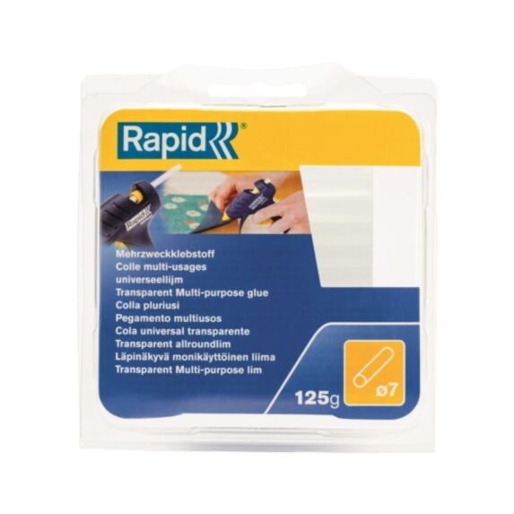 36 bâtons de colle transparente 90 mm - RAPID