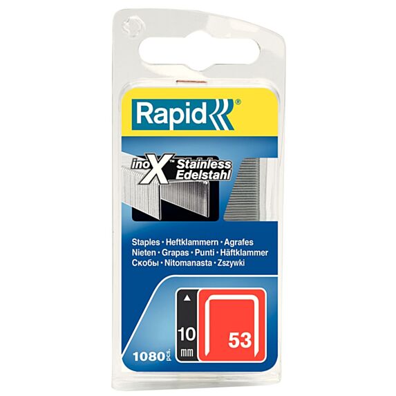 1080 agrafes inox 53/10 mm - RAPID