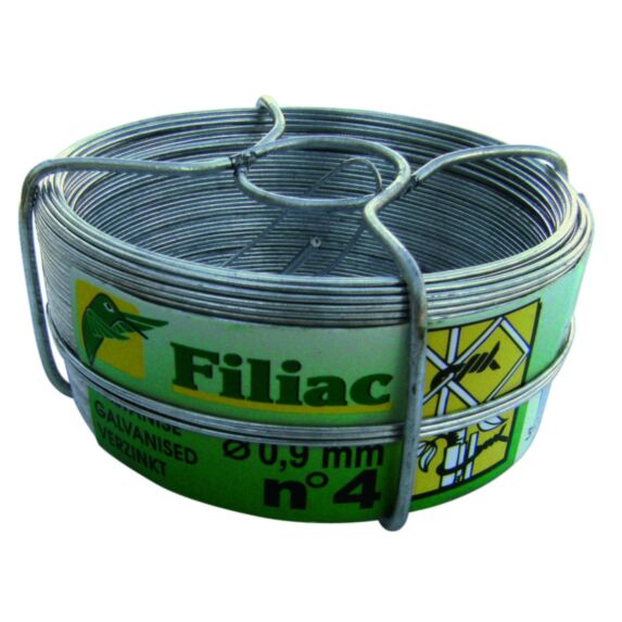 Bobinot fil de fer galvanisé n°4 x 50m  0.9mm - FILIAC