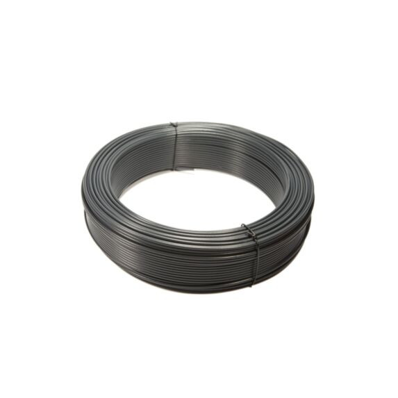 Fil de Tension Plastifié Gris - 2,4MM x 100M