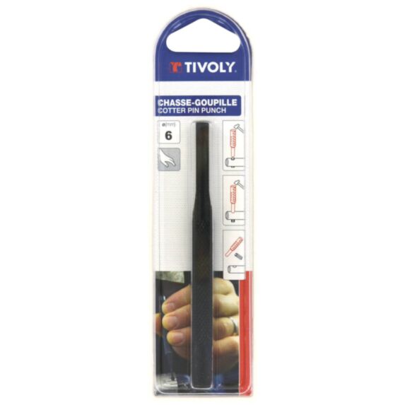 Chasse goupille acier zingué Ø6