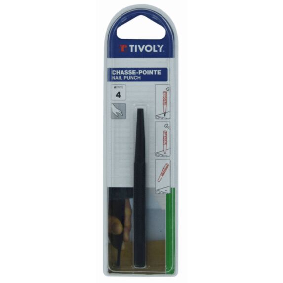 Chasse pointe ou goupille acier zingué Ø4