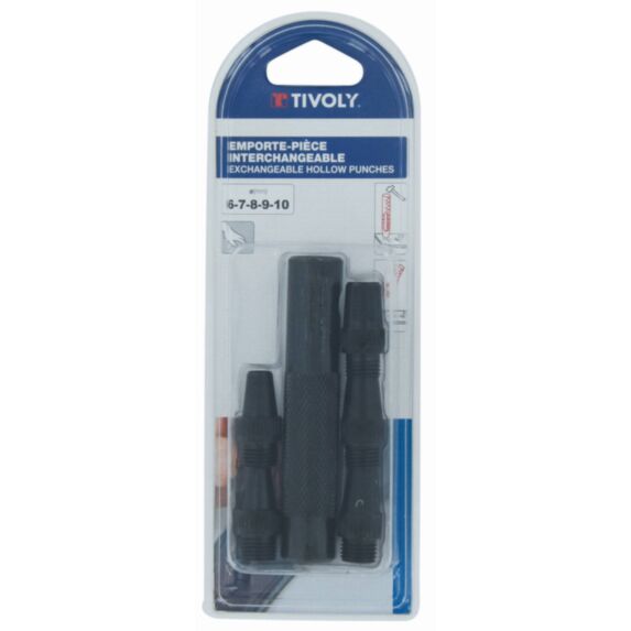 Emporte-pièces interchangeables Ø6-7-8 mm - TIVOLY