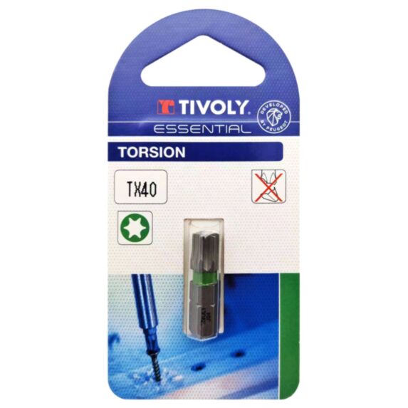 Embout de vissage T25 torsion L25 mm - TIVOLY