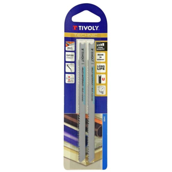 2 lames scie sauteuse U multimatériaux EP3-100 - TIVOLY