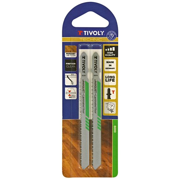2 lames scie sauteuse T pour parquet EP3-30-TIVOLY