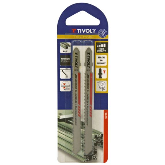 2 lames scie sauteuse T aluminium EP2-30-TIVOLY