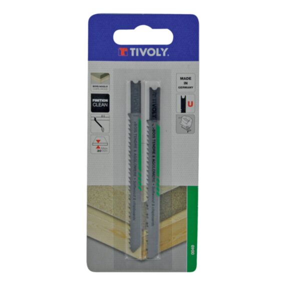 2 lames scie sauteuse U bois EP 3-50 - TIVOLY