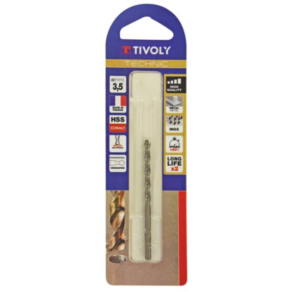 Foret métal Technic Ø3,5 mm - TIVOLY