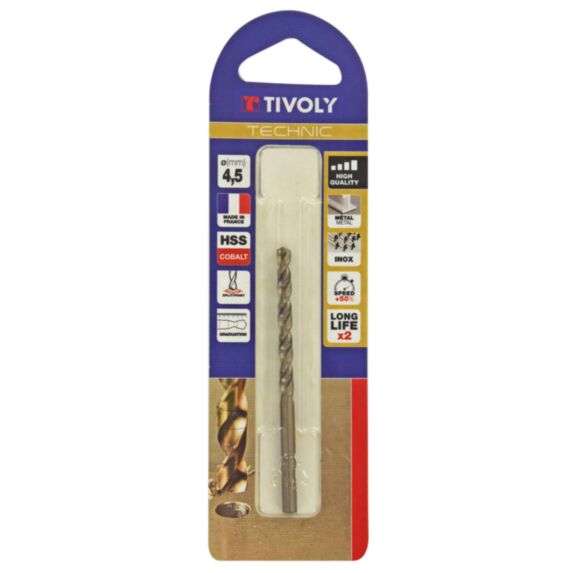 Foret métal Technic Ø4,5 mm - TIVOLY