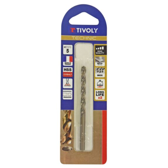 Foret métal Technic Ø5 mm - TIVOLY