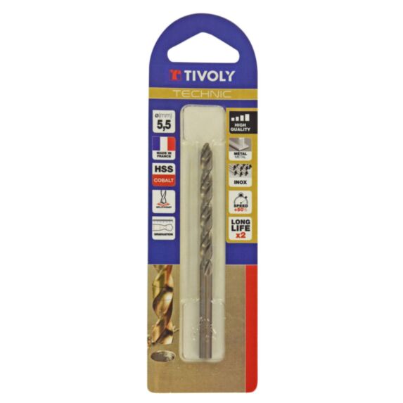 Foret métal Technic Ø5,5 mm - TIVOLY