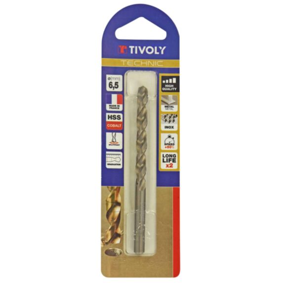 Foret métal Technic Ø6,5 mm - TIVOLY