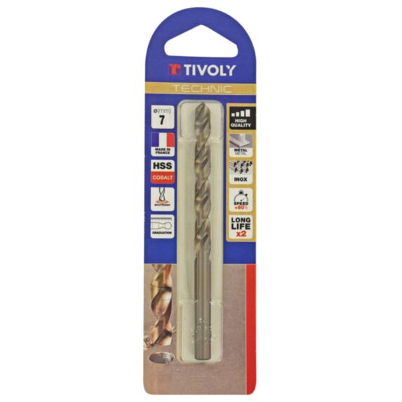 Foret métal Technic Ø7 mm - TIVOLY