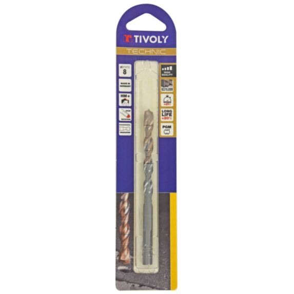 Foret béton Technic Ø8 mm - TIVOLY