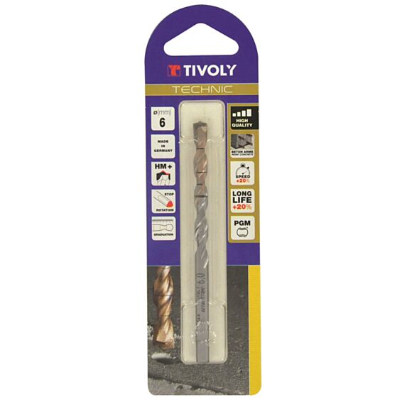 Foret béton Technic Ø14 mm - TIVOLY