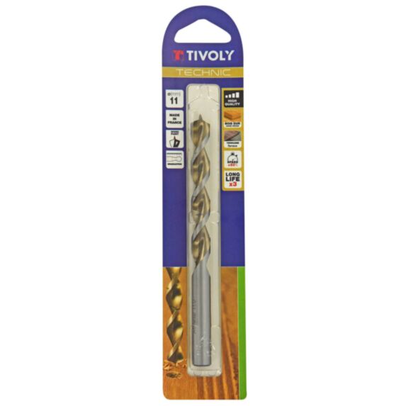 Foret bois 3 pointes Technic Ø11 mm - TIVOLY