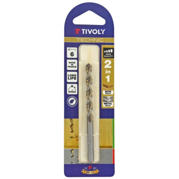 Foret bois/métal Ø6