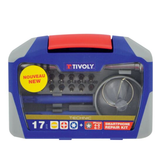 Kit réparation pour smartphone et tablette 17pcs - TIVOLY