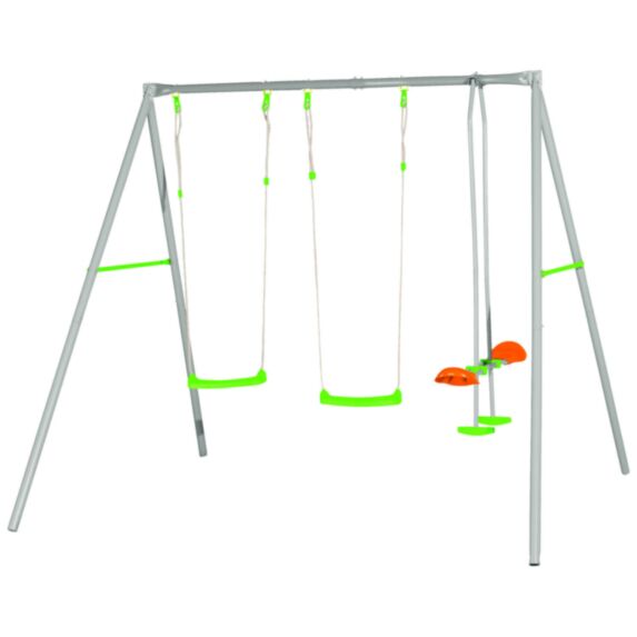 Portique métal Louise 3 agrès 2m20 - TRIGANO