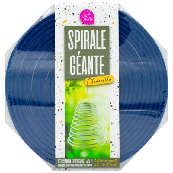 Spirale géante à la citronnelle Ø22cm - SIAM