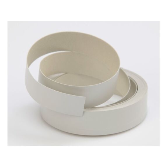 Rouleau de chant mélaminé thermocollant 23 mm x 5 m gris argent