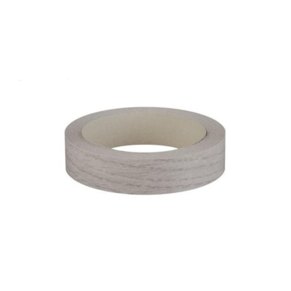 Bande de chant mélaminée thermocollante 20 mm x 5 ml blanc mat