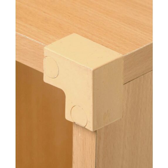 Eléments assemblage panneaux et tablettes Presto Duo beige (x8 pièces)