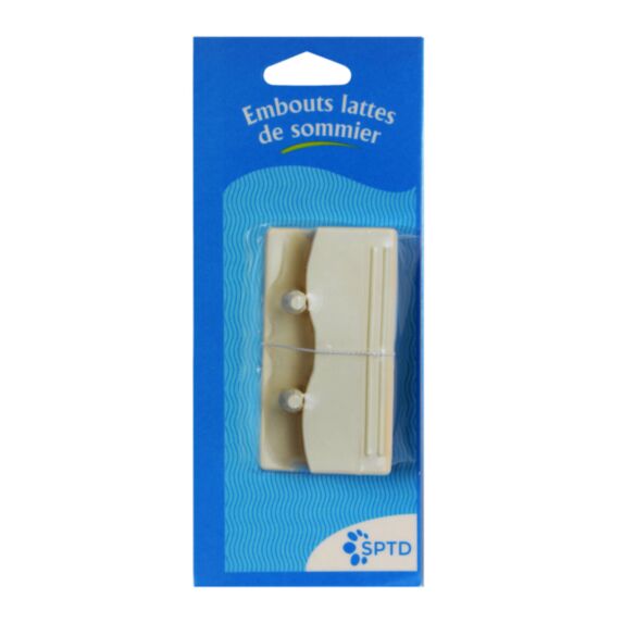 EMBOUTS LATTES A SOMMIER DOUBLE A EMBOITER 38 mm x 2 pièces