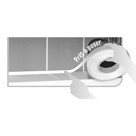 JOINT D'ETANCHEITE SOUPLE ADHESIF BLANC 3 ml