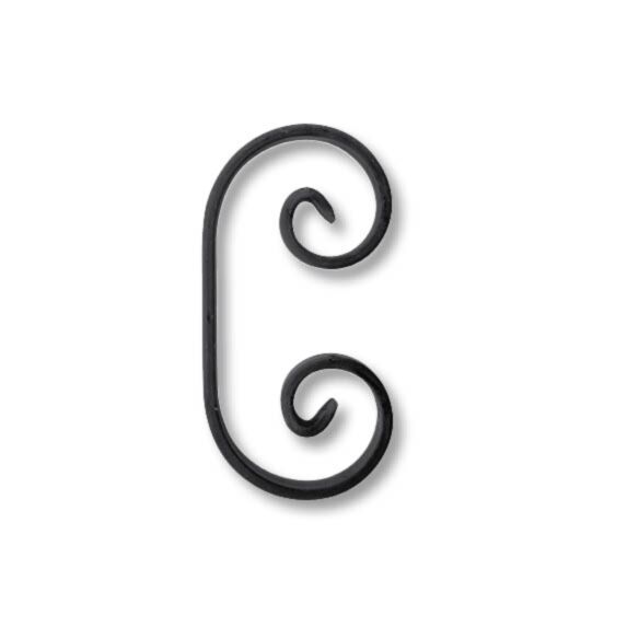 Volute C acier 8x8-125x75 mm