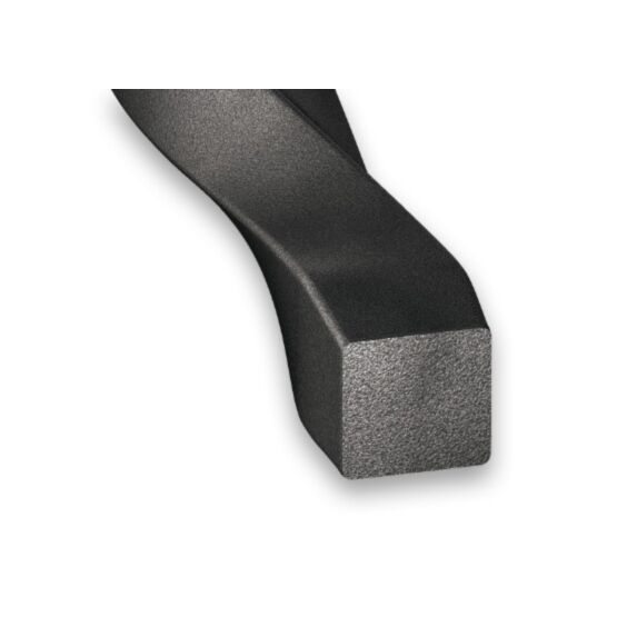 Carré Torsadé Laminé 12x12mm 1m