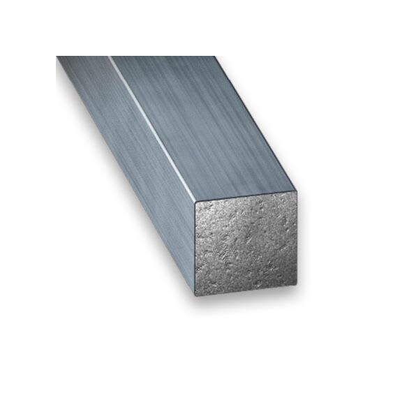 Carré Acier Étiré 7x7mm 1m Vernis - CQFD