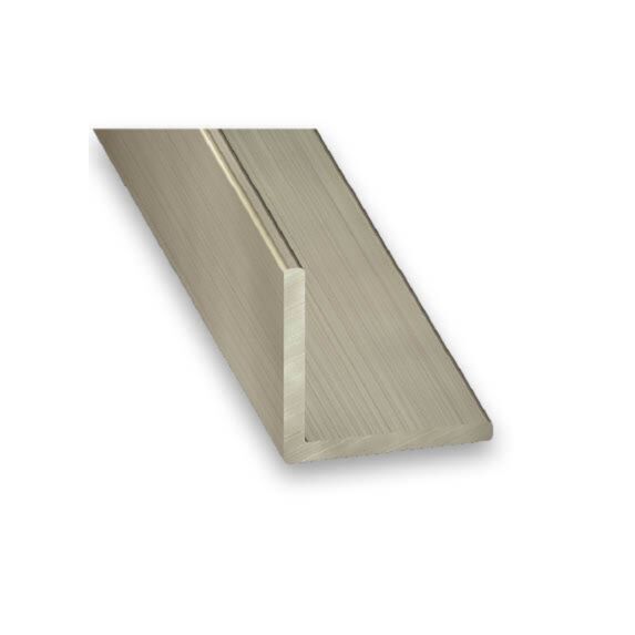 Cornière inox mat 25x25x1-2m