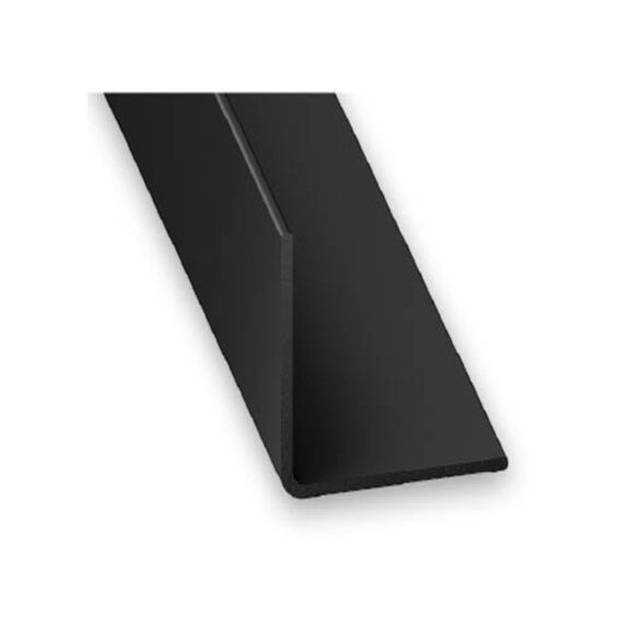 Cornière PVC 15x15mm 2m Noir - CQFD