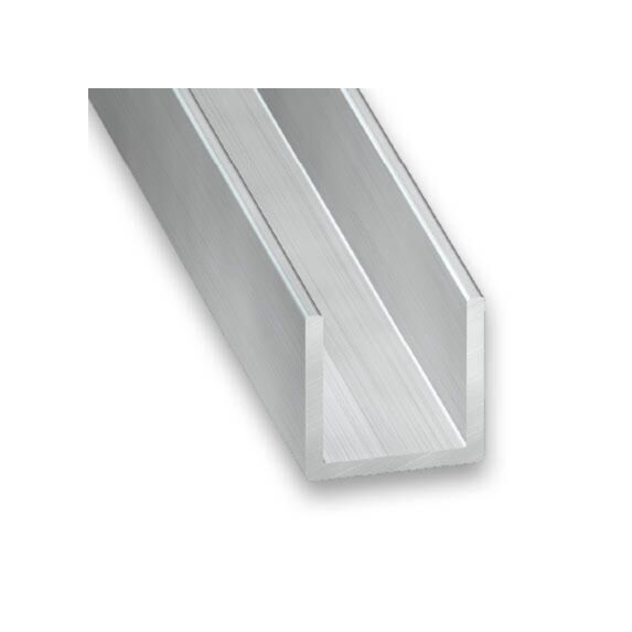 U Aluminium 20x20x20x1,5mm 1m Brut - CQFD