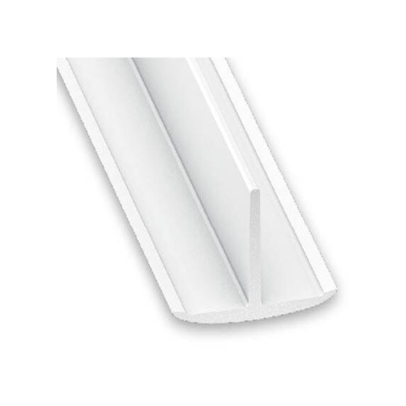Profilé en t pvc blanc 25x18-1m - CQFD